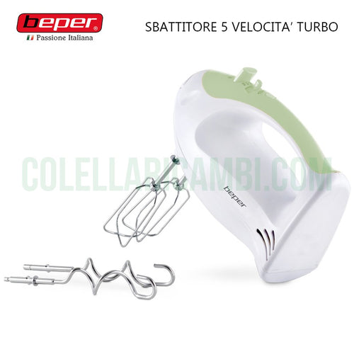Sbattitore 5 Velocità Turbo ABS 250W Beper