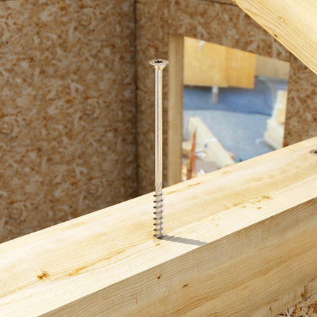 Vite 6x200mm - 10 unità TPS zincata testa conica per legno impronta torx