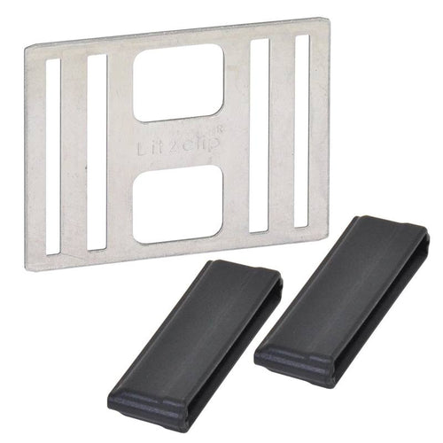 Connettore per fettuccina recinto elettrificato in acciaio inox 5 pezzi