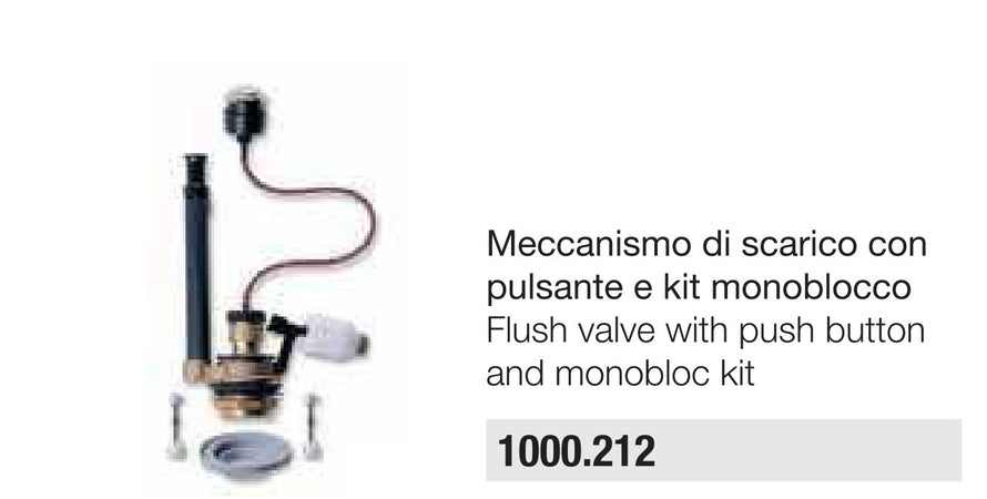 Kit batteria di scarico Tremolada - meccanismo di scarico universale pneumatico