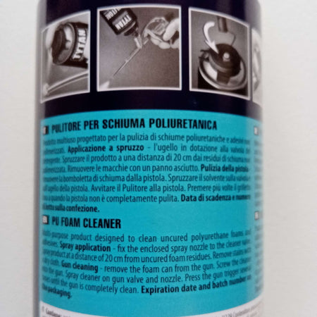 Tytan 500ml pulitore cleaner base solvente per schiuma poliuretanica fresca
