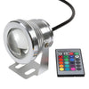 Faro Faretto Led Orientabile Calda Fredda Rgb 10 Watt Cob 12 Volt Ip 65 Luce