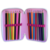 ASTUCCIO 3 ZIP SCUOLA DIS. 3D PAPERINA DISNEY MULTISCOMPARTO COLORI GIOTTO