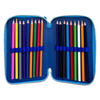 ASTUCCIO 3 ZIP SCUOLA DIS. STITCH 3D MULTISCOMPARTO COLORI GIOTTO