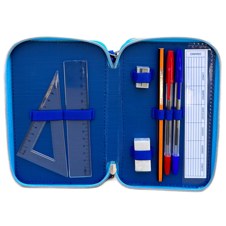 ASTUCCIO 3 ZIP SCUOLA DIS. STITCH 3D MULTISCOMPARTO COLORI GIOTTO