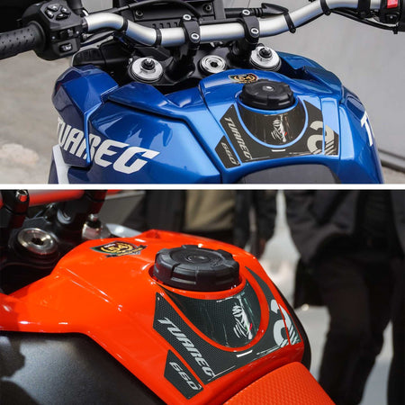 Adesivi 3D Protezione Paraserbatoio compatibili con Aprilia Tuareg 660 2022-2023