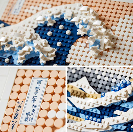 Lego Art - La Grande Onda di Hokusai 31208