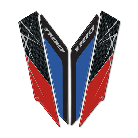 Adesivi 3D Protezione Parasteli compatibili con Honda Africa Twin 1100 2022