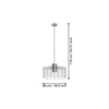 Lampadario Industrial Milligan 1 Luce Acciaio Grigio