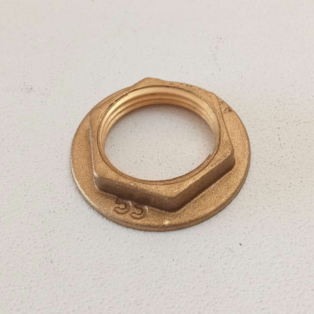 Controdado da 1/2" flangiato dado di ottone