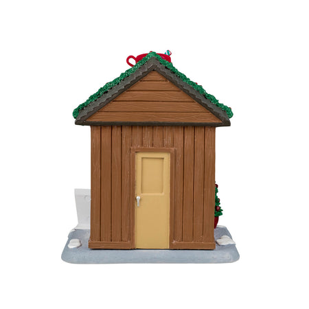 Edificio per villaggio di Natale "Tazza di allegria" in resina