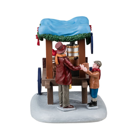 Personaggi per villaggio di Natale "Caffè Wassail" in Resina
