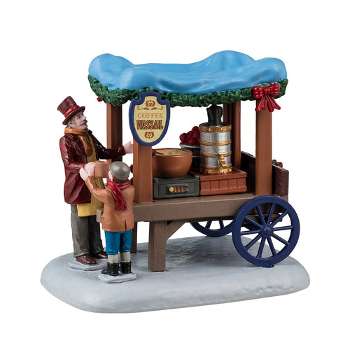 Personaggi per villaggio di Natale Caffè Wassail in Resina