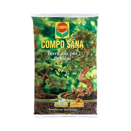 Terriccio per bonsai 5 lt con sabbia argilla concimato sterilizzato concime soffice