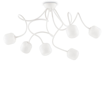 Plafoniera moderna Ideal Lux OCTOPUS PL6 174921 G9 LED metallo flessibili lampada soffitto