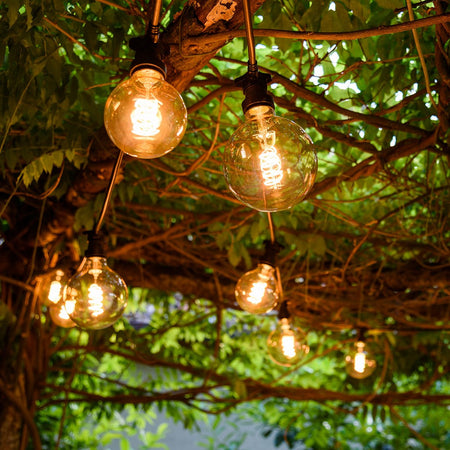 Lampadine effetto Vintage con led a Spirale Ambrate attacco E27 da 4 W h 120 mm