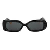 Jacquemus Rond Carre Acetate occhiali da sole in nero da uomo