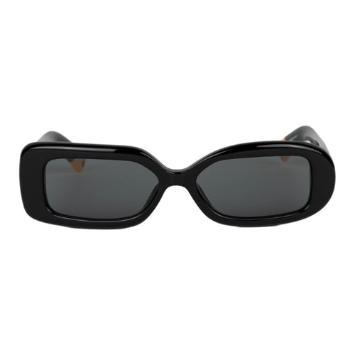 Jacquemus Rond Carre Acetate occhiali da sole in nero da uomo