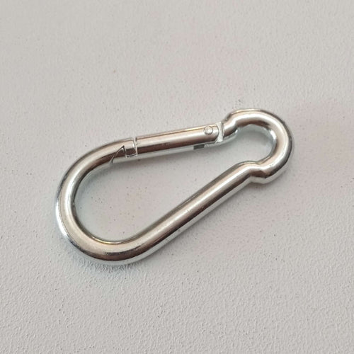 Robur 80mm moschettone pompiere a molla zincato