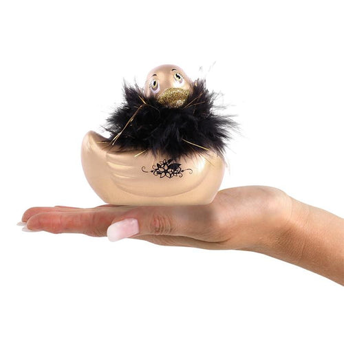 Massaggiatore Elegante Papera Vibrante Big Teaze Paris Gold