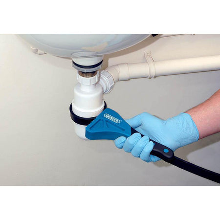 Set di Due chiavi a Nastro per Allentare Filtri Tubi in Plastica Sanitari Tappi Draper tools