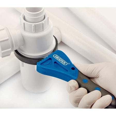 Set di Due chiavi a Nastro per Allentare Filtri Tubi in Plastica Sanitari Tappi Draper tools
