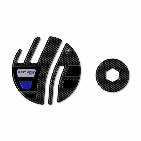Adesivi 3D Protezioni carter moto compatibili con Yamaha Mt09 Mt-09 SP 2021-23