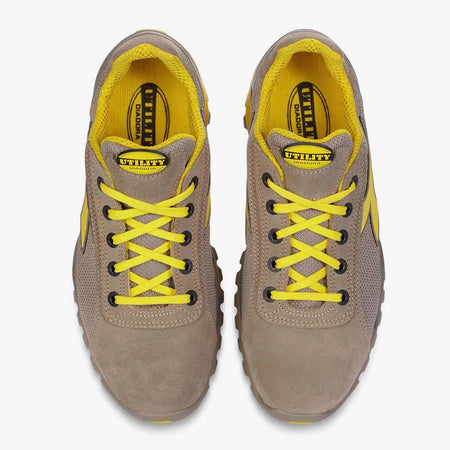 Scarpa da lavoro leggera antinfortunistica "Glove Text Low S1" Beige con puntale