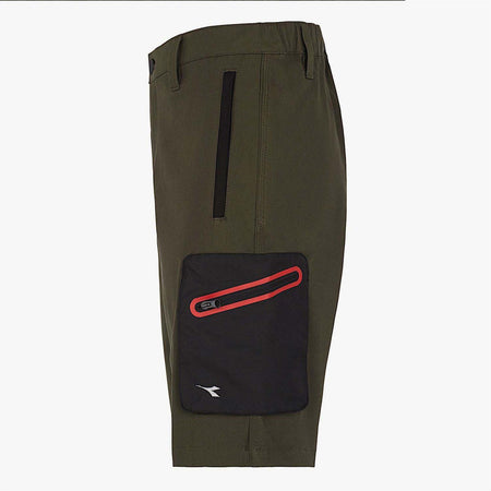 Bermuda da lavoro con tasche laterali "Stretch", pantalone da uomo corto