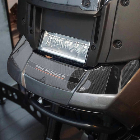 Adesivi 3D Protezioni frontali moto compatibili con Harley Davidson Pan America