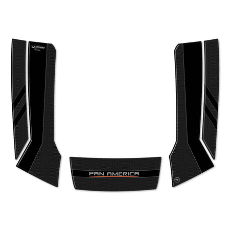 Adesivi 3D Protezioni frontali moto compatibili con Harley Davidson Pan America