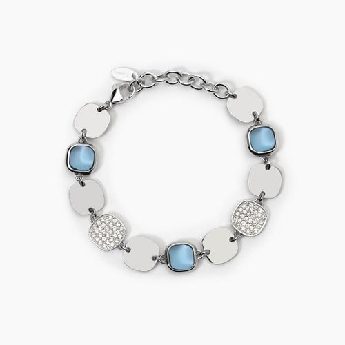 2Jewels   -   Bracciale in acciaio 316L glass cristalli