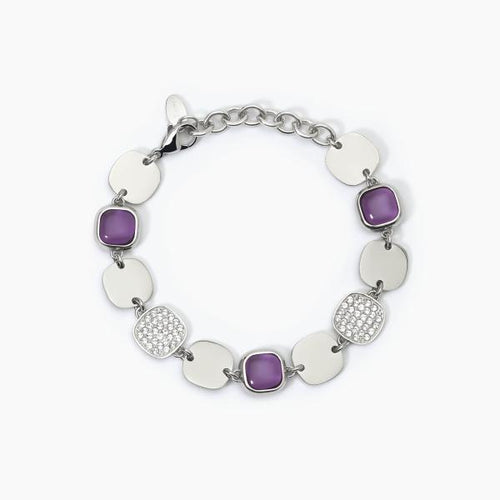 2Jewels   -   Bracciale in acciaio 316L glass cristalli