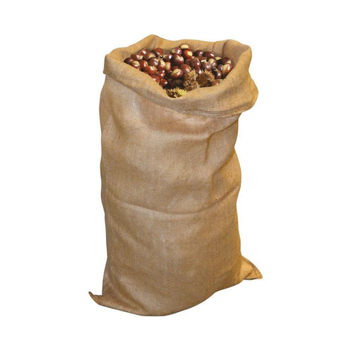 Sacco in juta naturale resistente antistrappo per olive nocciole castagne vintage