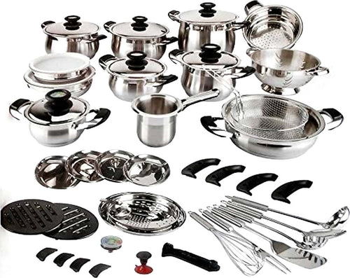 44 Pezzi Set Di Pentole Bavaria Batteria Di Pentole 44 Pezzi Acciaio Inox 18/10 Ottingher Linea Silhouette 44 Pezzi Acciaio 18/10 Casa e cucina/Pentole padelle e pirofile/Pentole e padelle/Set/Set di pentole L’Orchidea - Siderno, Commerciovirtuoso.it