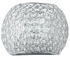 Applique Metallo Cromo Cristalli K9 Tondi Lampada Elegante G9