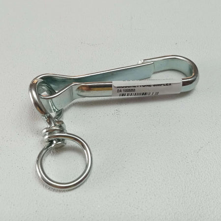 Moschettone simplex 60mm - 3pz moschettone in ferro zincato con girello