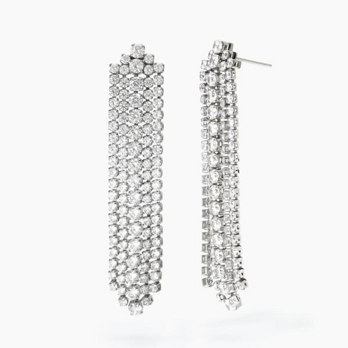 2jewels   -  Orecchini in acciaio 316L zirconi