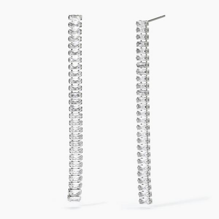 2jewels   -  Orecchini in acciaio 316L zirconi