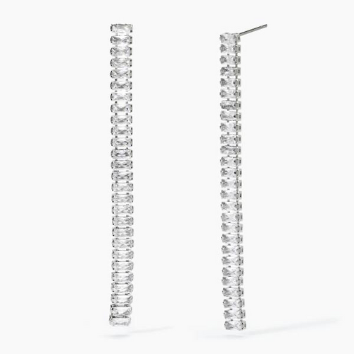 2jewels   -  Orecchini in acciaio 316L zirconi