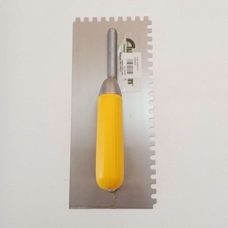 Australian 28x12cm dente 5x7mm destro frattone frattazzo dentato in ferro per colla