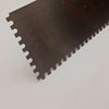 Australian 28x12cm dente 5x7mm destro frattone frattazzo dentato in ferro per colla