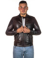 U09 - Giacca Uomo Testa di Moro in vera pelle