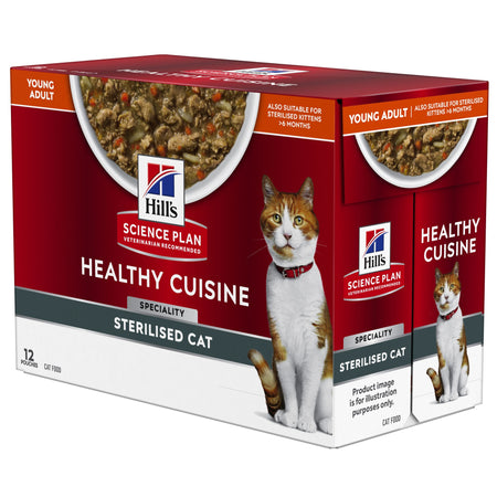 Hill's Healthy Cuisine Sterilised spezzatino Gatti Adulti pollo e verdure 80 gr