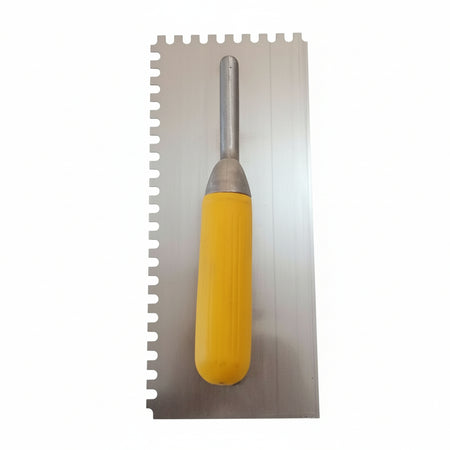 Australian 28x12cm dente 5x7mm sinistro frattone frattazzo dentato in ferro per colla