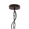 Lampadario a Sospensione Metallo Ruggine Rustico Vintage E27