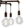 Lampadario a Sospensione Metallo Ruggine Rustico Vintage E27