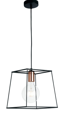 Sospesione paralume Minimal Metallo Lampadario Rustico Vintage E27