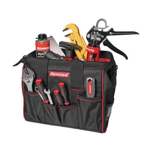 Benman 36x17x30cm borsa professionale porta attrezzi utensili a mano