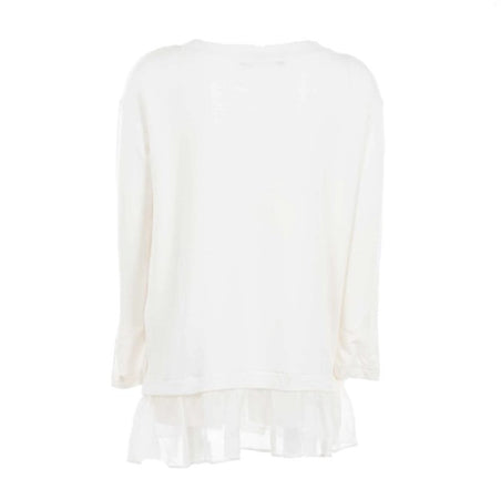 T-Shirt Manica Lunga Bambina MONNALISA Jakioo panna